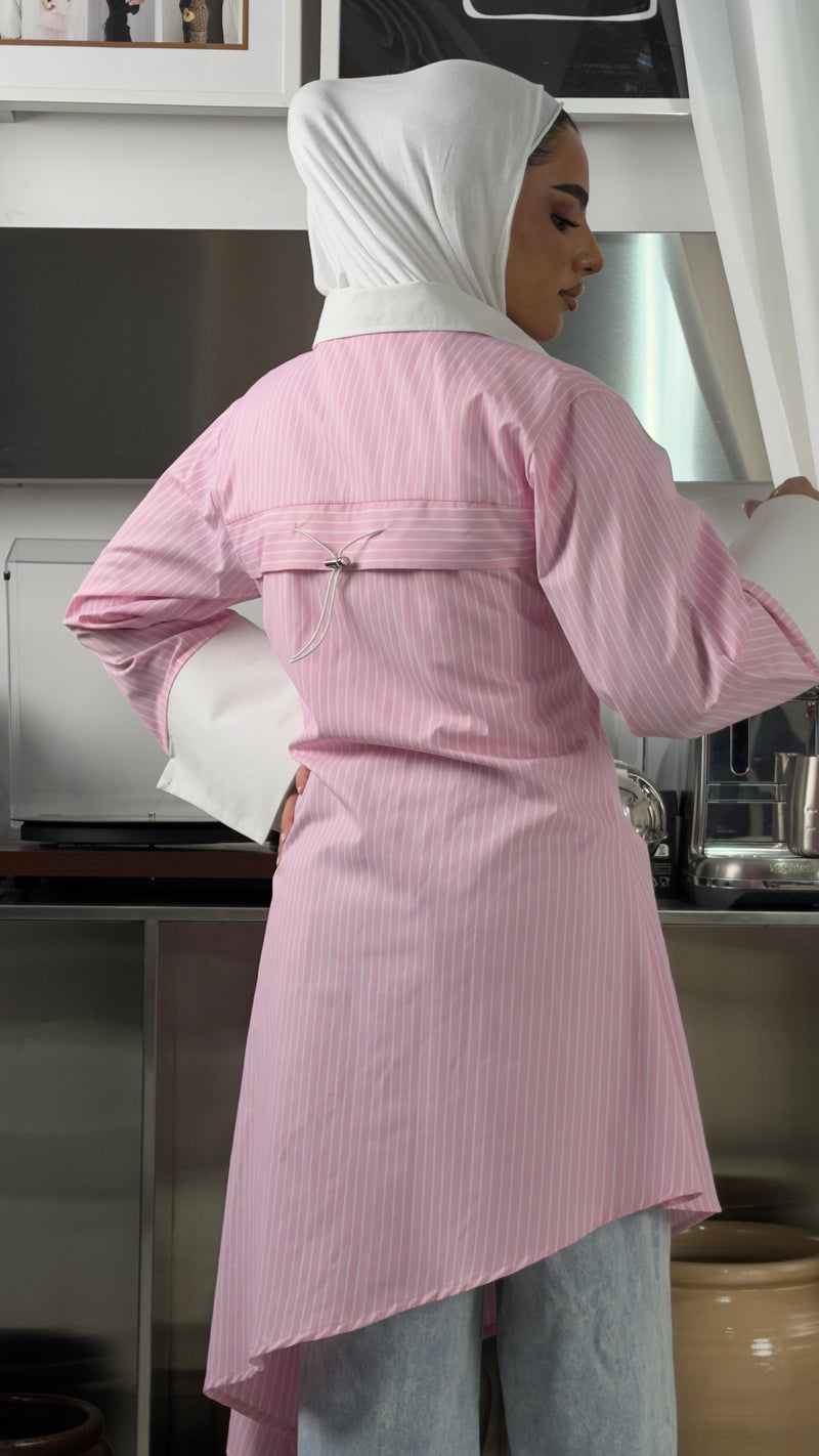 Pink Signature Stripe Shirt